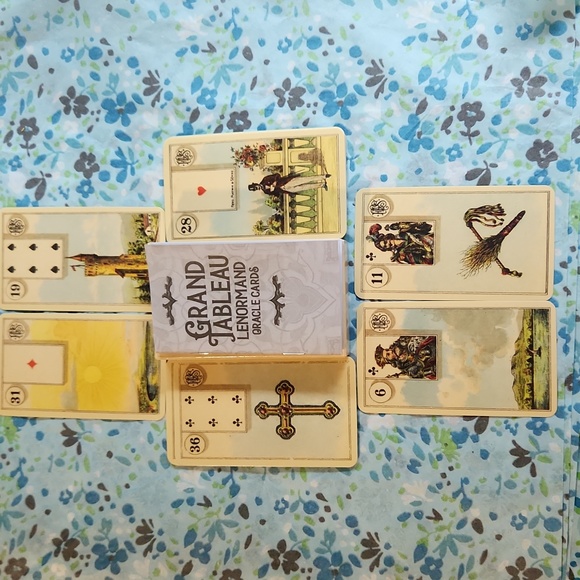 NEW MINI Grand T●ableau LENORMAND Oracle Deck- 36 Commemorative Cards & Guide - Picture 3 of 8